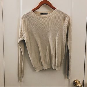 Beautiful light yellow/cream brandy sweater